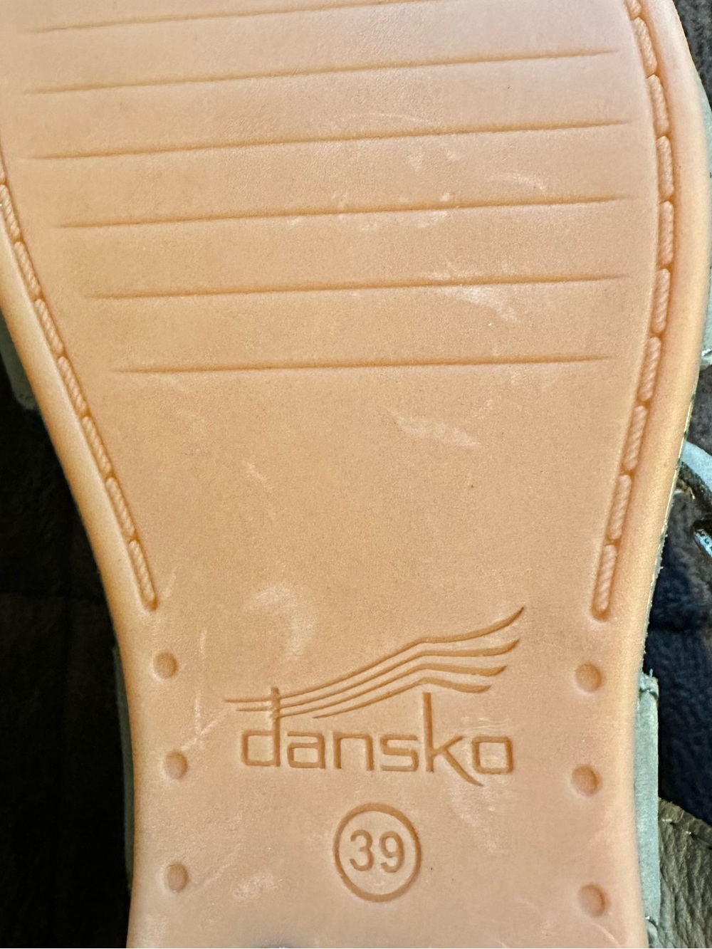 Dansko Stella Nubuck Suede Buckle Hardware Wedge Sandals New - Picture 12 of 16